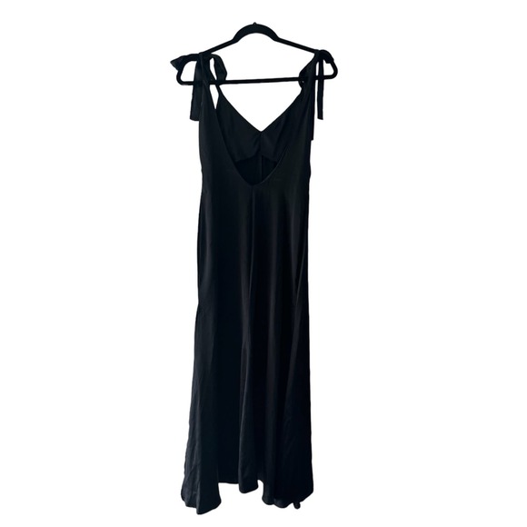NWOT Reformation Tanya Silk Slip Maxi Dress Black Size XS - Picture 7 of 10